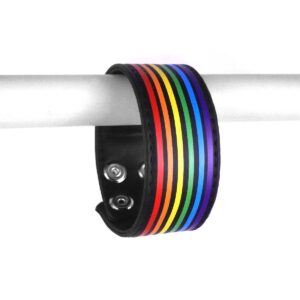 Pride Flag Studded Wristband