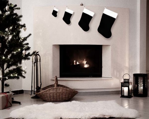 Black and White Christmas Stockings - Image 5