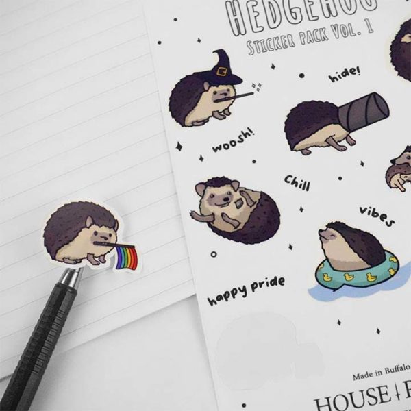 Hedgehog Sticker Pack - Image 3