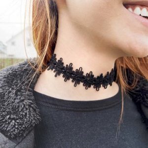 Cute 90s Tattoo Choker. Necklace Jewelry.