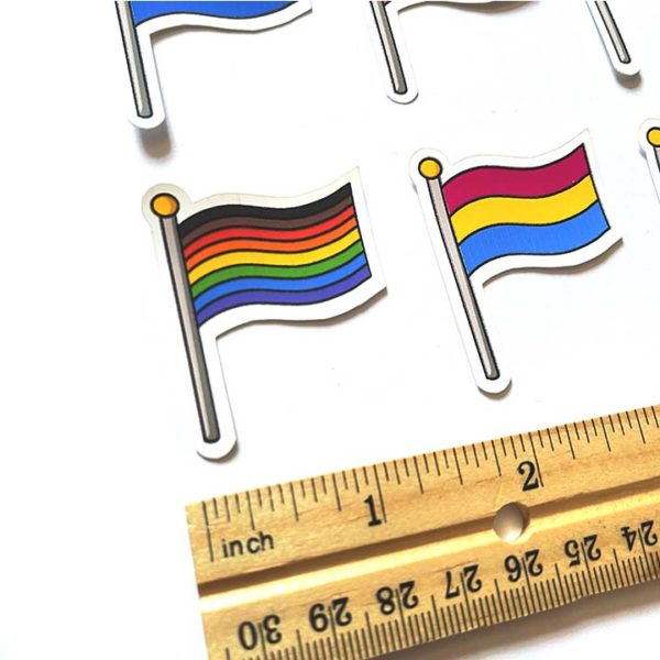 Mini Pride Flag Stickers - Image 2