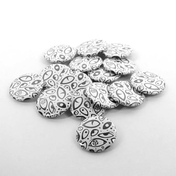 Eyes Pin Back Button - Image 2