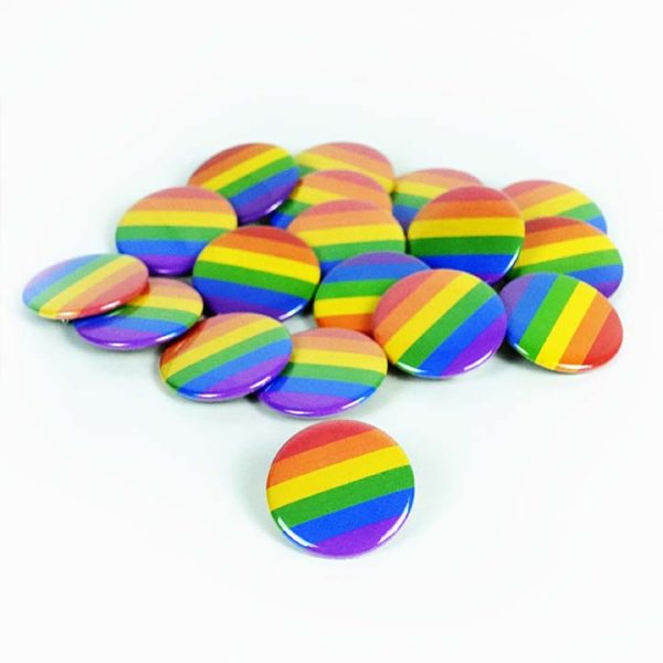 Pride Flag Pinback Buttons - Image 3