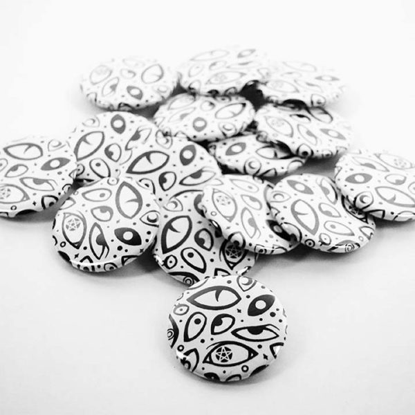 Eyes Pin Back Button - Image 3