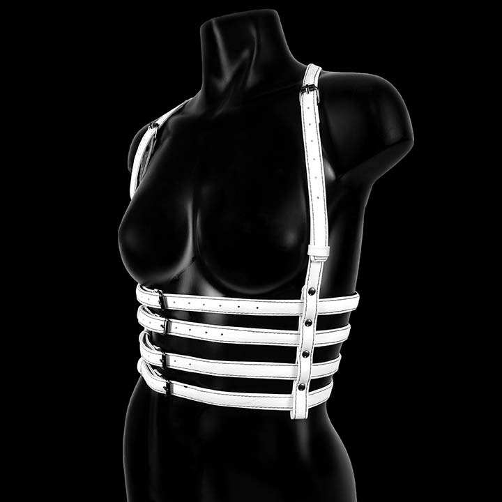 LEATHER RIBCAGE HARNESS – Subculture