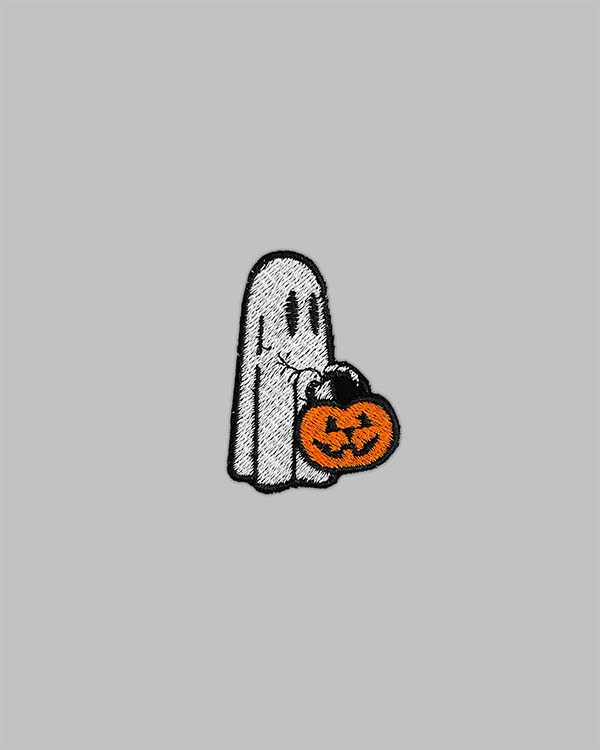 Ghost and Pumpkin Patch Iron-on Patch Halloween Patch Boo Patch Ghost Iron  on Patch Patches for Kids Kawaii Cute Iron on Patch 