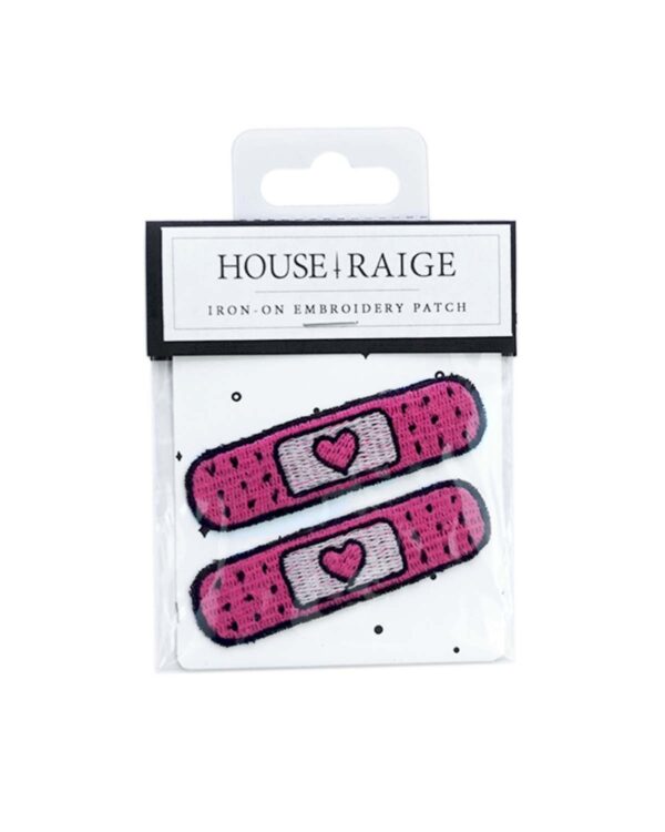 Pink Bandage Embroidery Patch - Image 3