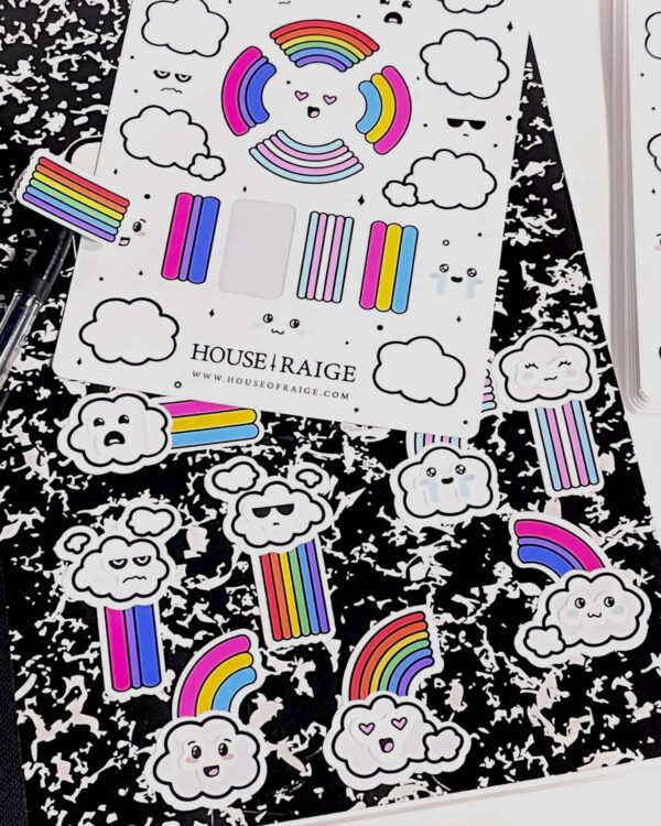 Pride Cloud Sticker Pack - Image 3